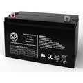 Battery Clerk AJC Ecopro Portable Solar Generator Solar Replacement Battery 100Ah, 12V, NB AJC-D100S-J-0-191714